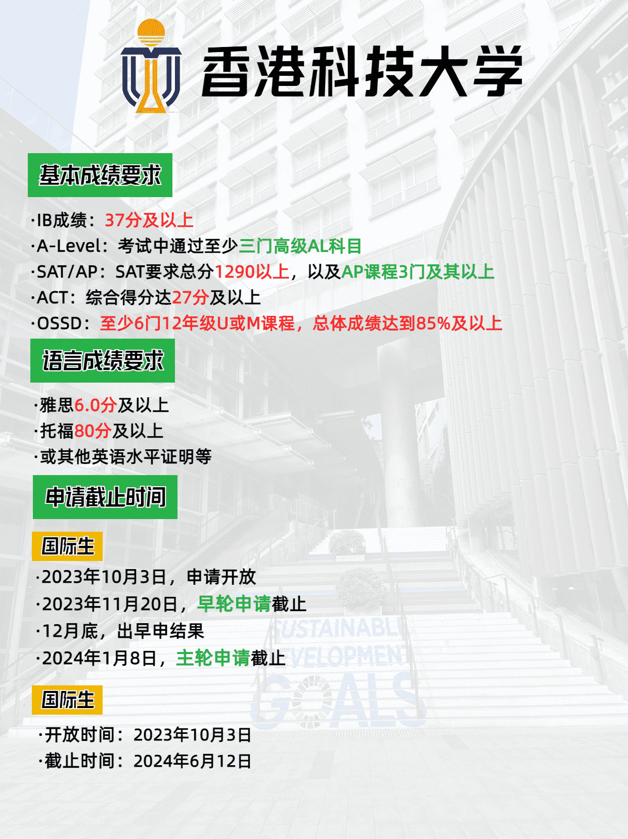2024年香港科技大學(xué)本科申請(qǐng)要求、申請(qǐng)時(shí)間，別錯(cuò)過(guò)了申請(qǐng)哦