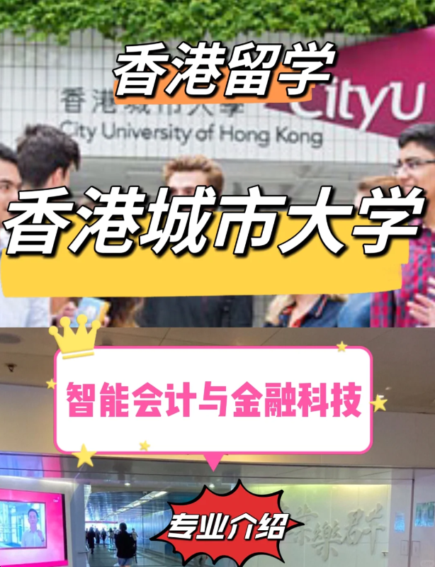 香港城市大學(xué)智能會計(jì)與金融科技碩士怎么樣？申請條件如何？